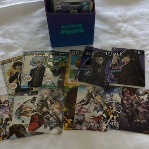 Estimated-of 500 Cards Full Unsorted Pokemon /Bluelock Collectible Cards